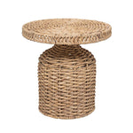 Woven Water Hyacinth Side Table