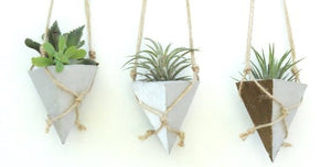 Zadar Hanging Concrete Triangle Planter