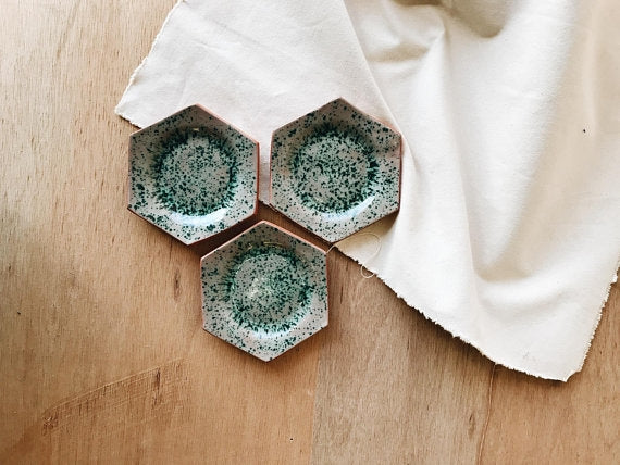 Speckled Earthenware Dish