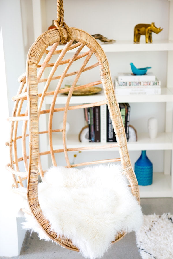 All Natural Hanging Rattan Chair