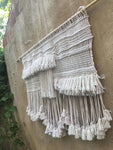 Hand + Loom Woven Fringed Tapestry