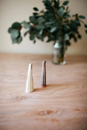 White Clay Ring Cone