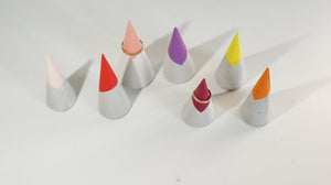 Colores Glazed Ring Cone