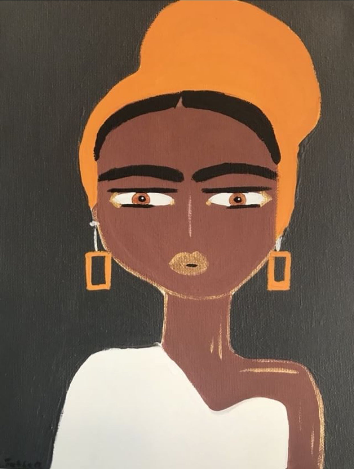 Tangerine – African Inspired Woman
