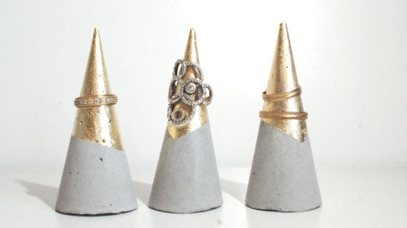 Gold Dipped Ring Cone
