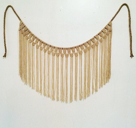 Fringed Wall Hanging+Curtain+Window Covering