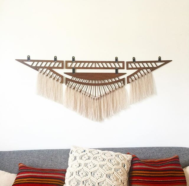 Fringed Wings Wall Hanging