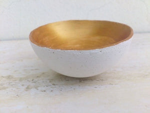 Concrete Painted Bowl
