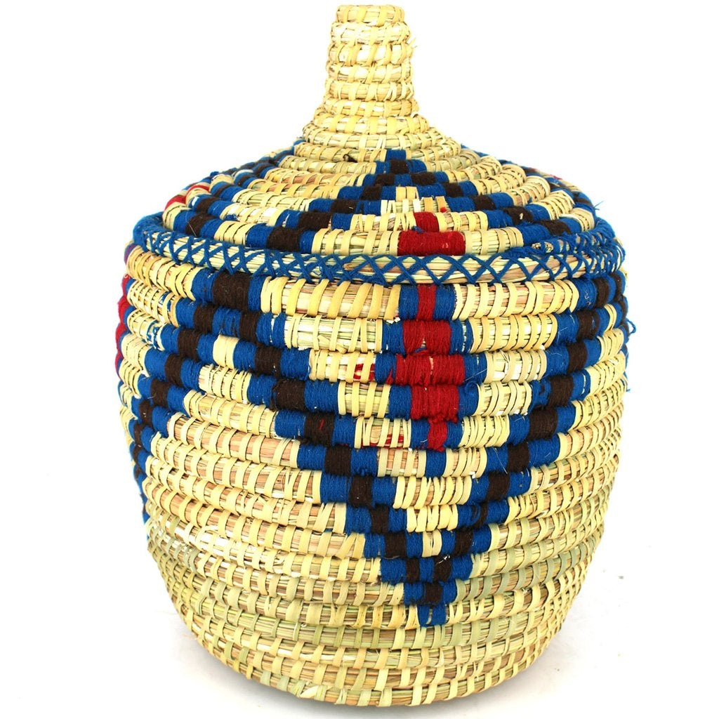 Souk Berber Lidded Basket